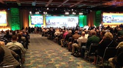Thousands of attendees filed in for the opening ceremonies of the 121st annual IACP Conference and Expo in Orlando, Fla. at the Orange County Convention Center Saturday afternoon.
