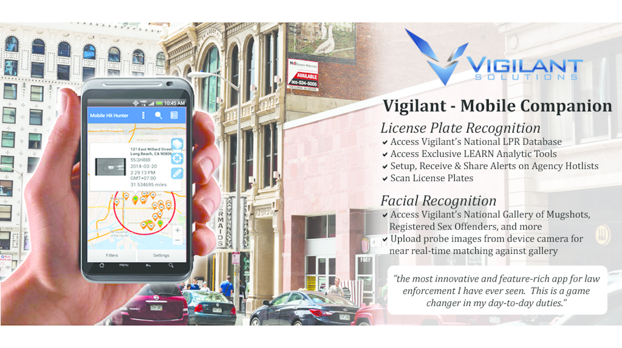 Vigilant Solutions Set to Unveil Mobile Companion App at IACP 2014 in Orlando Officer