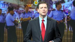 FBI Director James Comey spoke to attendees at the First General Assembly at IACP 2014 in Orlando, Fla. on Oct. 27.
