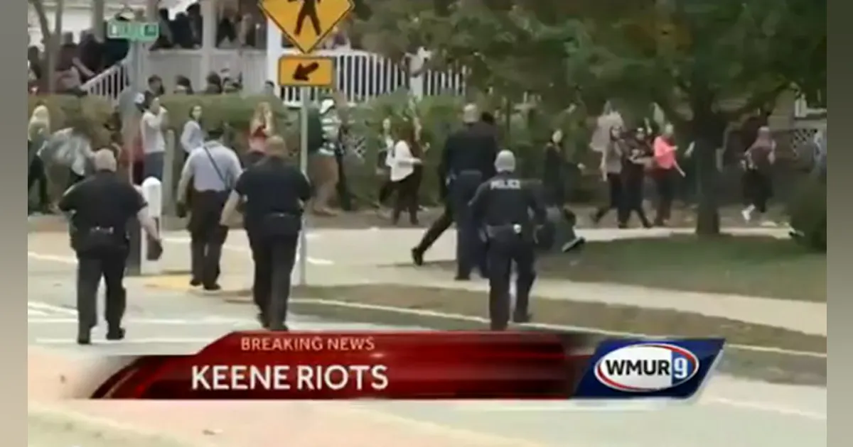 College Footbal Riots Police From Across N.H.Respond to College Riots | Officer