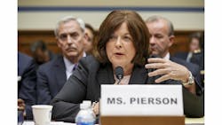 Secret Service Director Julia Pierson testifies on Capitol Hill in Washington on Sept. 30.