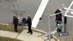 East Orange Sgt. Mike Williams was shot Wednesday after he stopped a man on a bicycle. East Orange Sgt. Mike Williams was shot Wednesday after he stopped a man on a bicycle.