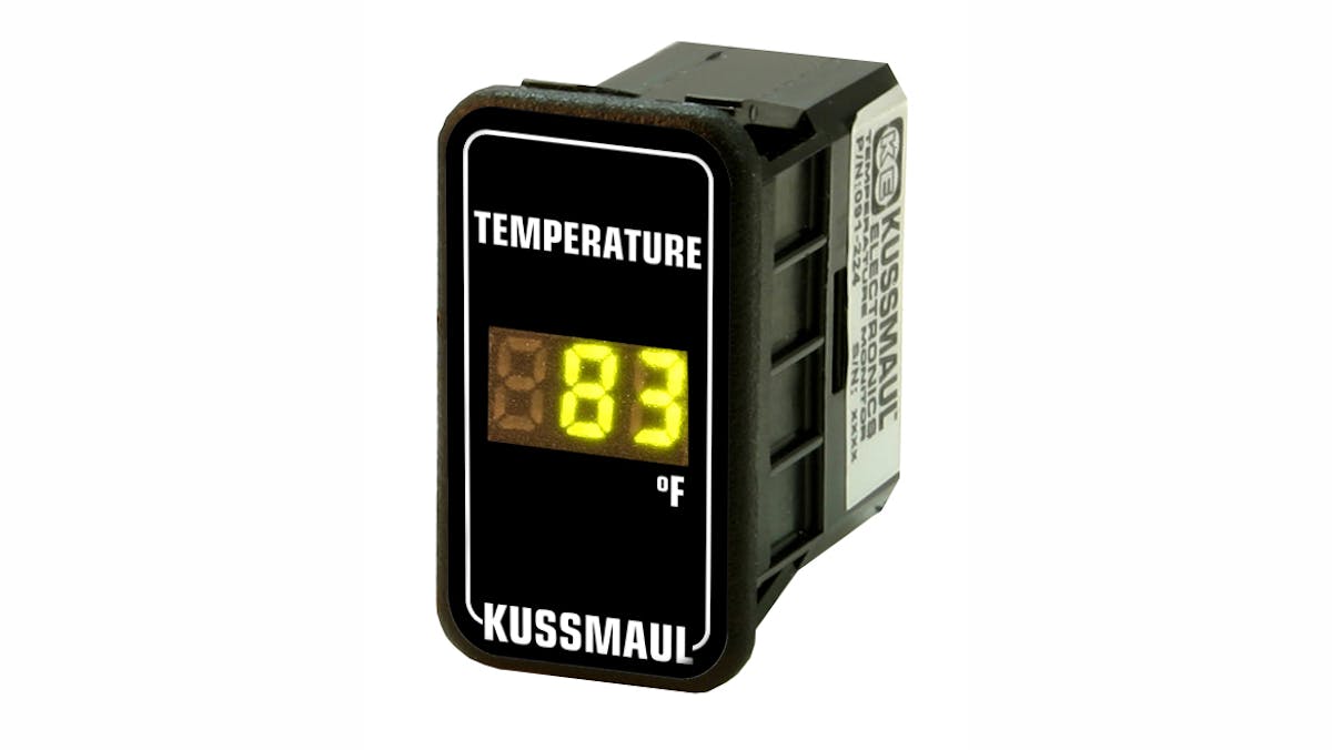 Kussmaul Electronics Temperature Monitor Officer