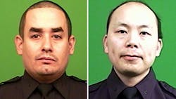Officers Rafael Ramos, left, and Officer Wenjian Liu Officers Rafael Ramos, left, and Officer Wenjian Liu