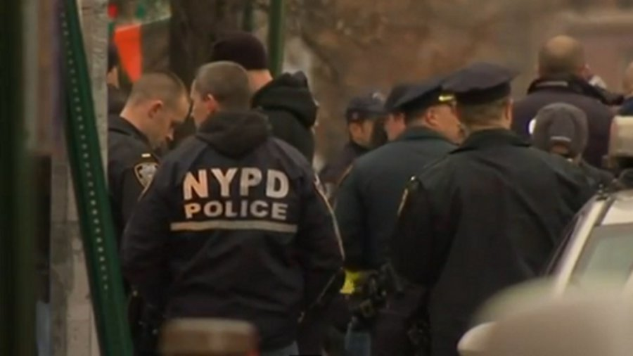 Raw: Two NYPD Officers Killed In Ambush Attack | Officer