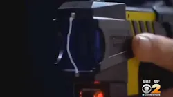 New York City police are hoping to arm more officers with stun guns as an option for subduing emotionally disturbed people and other suspects who resist arrest. New York City police are hoping to arm more officers with stun guns as an option for subduing emotionally disturbed people and other suspects who resist arrest.