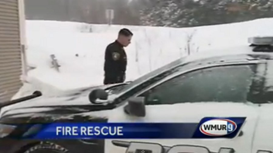 N.H. Officer Rescues Couple From Burning Home | Officer