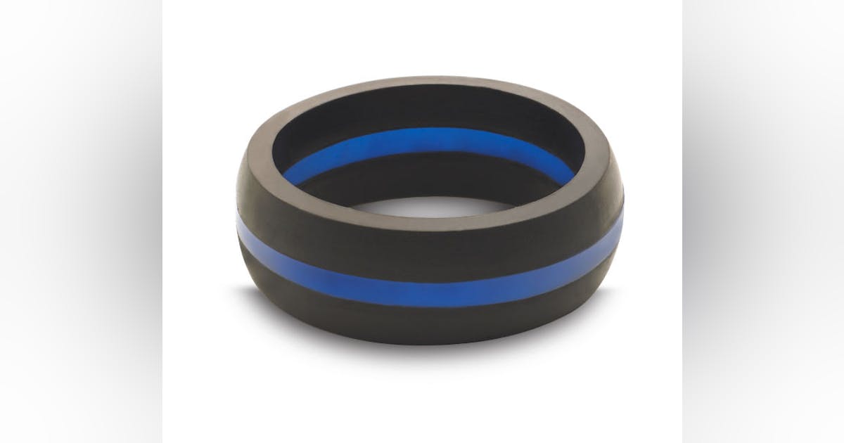 Qalo thin blue line 2025 ring