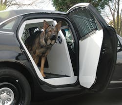 A proper canine insert is required for safety - for you, your K9 partner and for the public. Don't settle for a plywood and mesh 'bubble gum and duct tape' insert. A proper canine insert is required for safety - for you, your K9 partner and for the public. Don't settle for a plywood and mesh 'bubble gum and duct tape' insert.