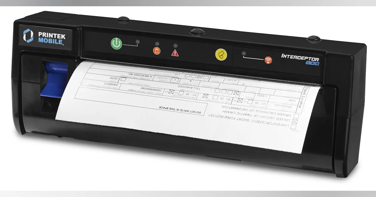 Printek PrintekMobile Launches New 8” Mobile Thermal Printer | Officer
