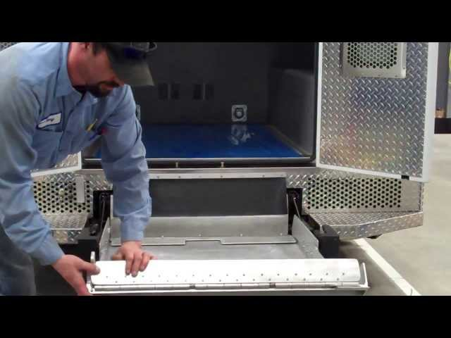 Mac's Prisoner Transport Lift demonstrated by Auto Safety House