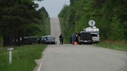 Choctaw County Deputy Jeff Eppley and Hugo Police Sgt. Steve Babcock were shot multiple times. Choctaw County Deputy Jeff Eppley and Hugo Police Sgt. Steve Babcock were shot multiple times.