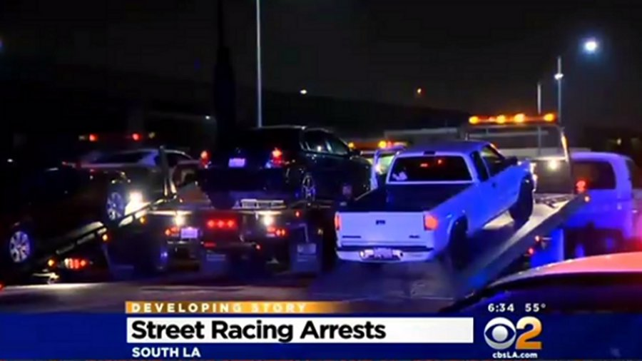 Dozens Arrested In South L.A. Street Racing Bust | Officer
