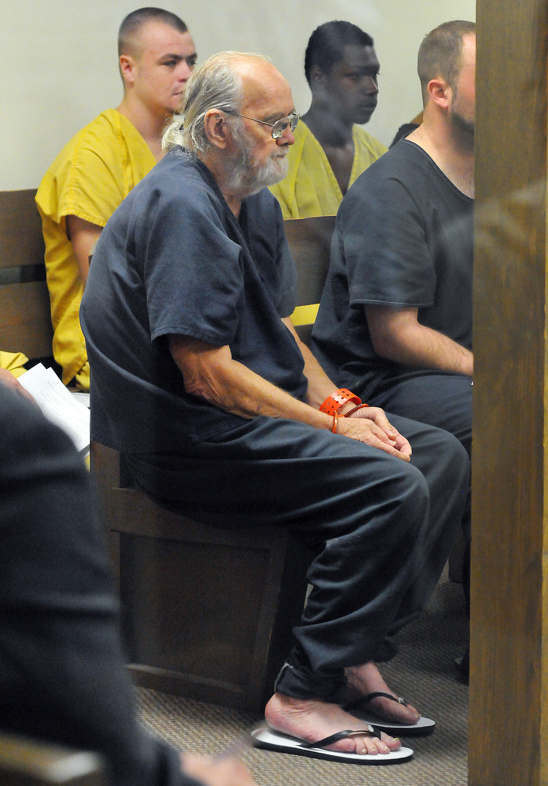 Frank Harold Freshwater waits during a court hearing at the Brevard County Jail on May 14 in Cocoa Fla.