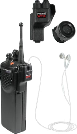 The WTX Kit includes the adapter and the PTT low-energy Bluetooth button.