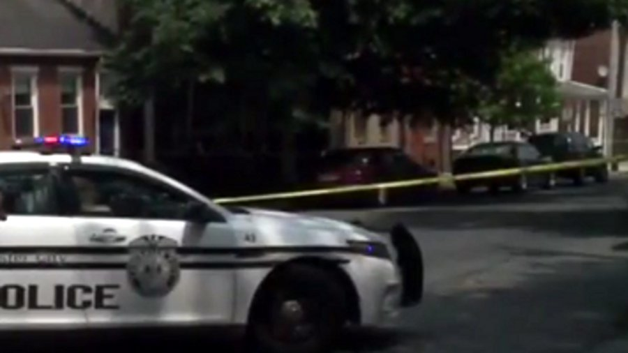 A Lancaster officer was shot after gunfire was exchanged as police attempted to serve a warrant Tuesday.