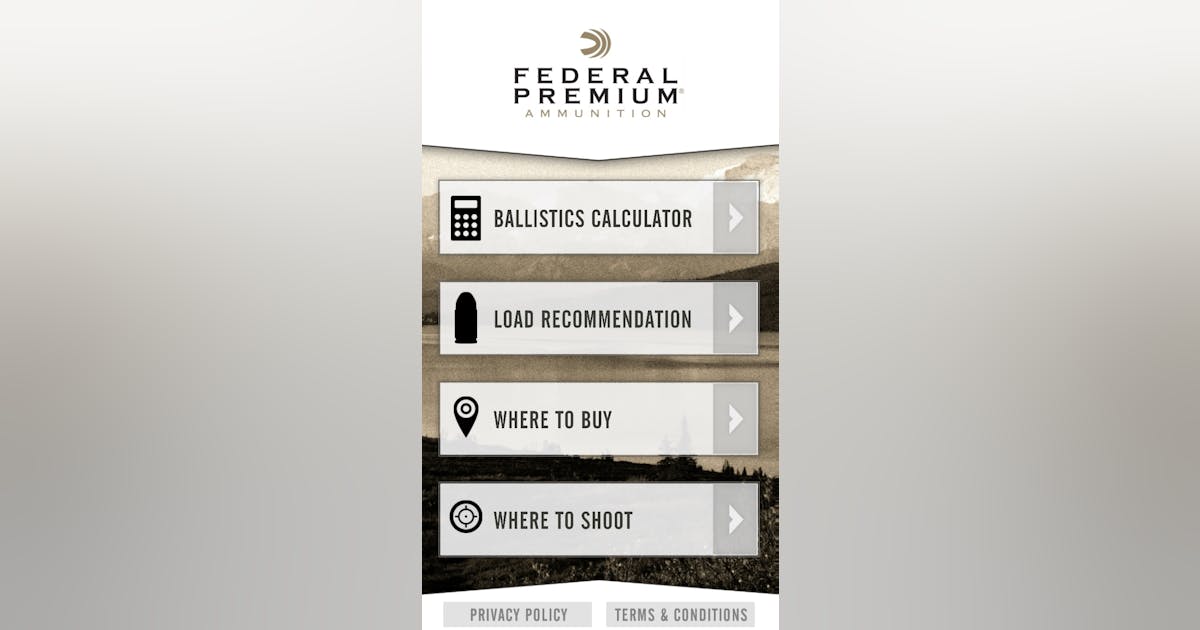 Federal Premium Ammunition Launches Mobile Ballistics App Officer