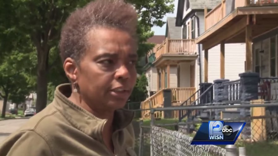 Stephanie King, a longtime friend of suspected gunman Najee Harmon, told a reporter 'He didn't do no wrong. He just shot a cop.'