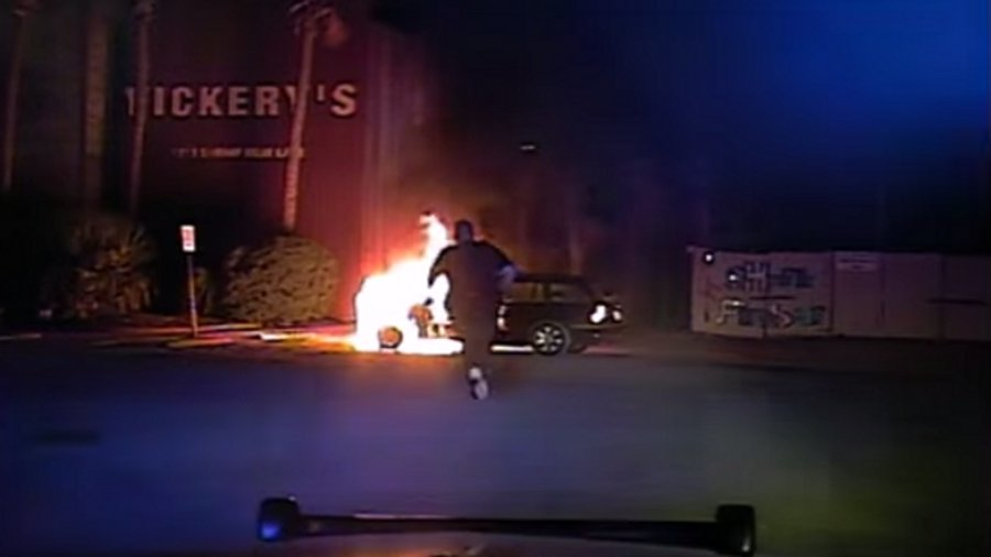 Mount Pleasant Police Cpl. Adam Willis' dashboard camera captured the entire rescue on May 30.