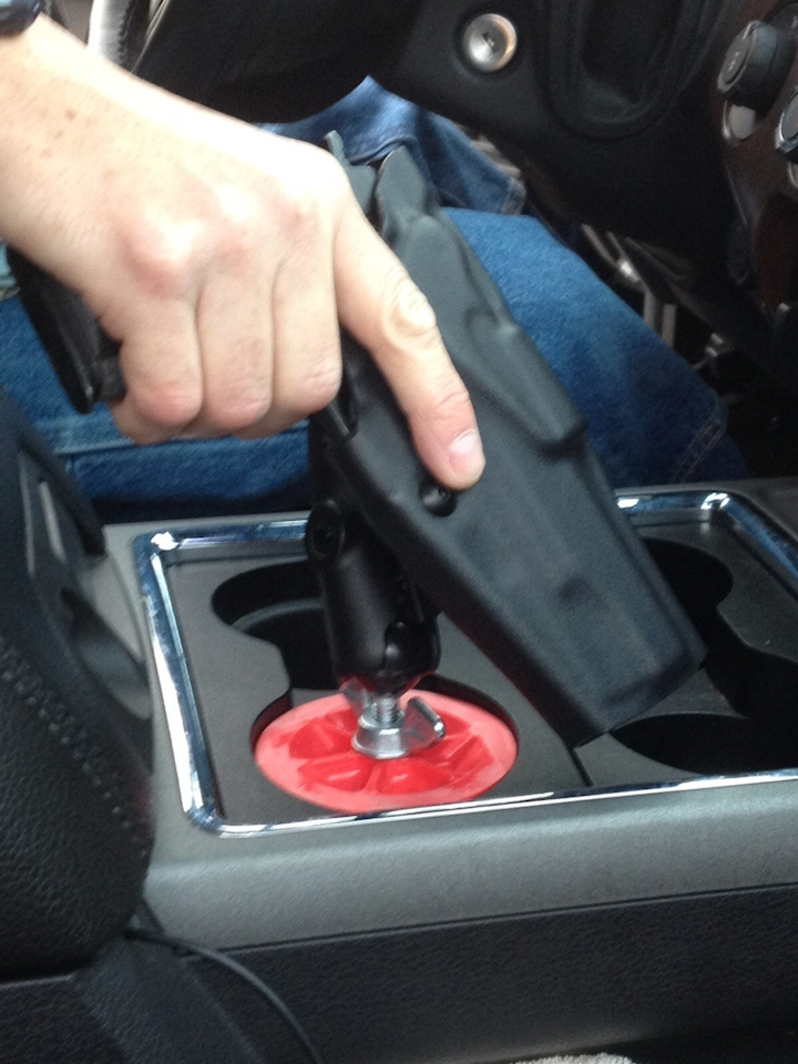 Car Gun Holster South Africa Under The Steering Column Holster Gold