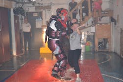 Rain, wind, slippery flooring, blaring sirens and bells, and size disparity in training gives students the opportunity to learn how to negotiate and overcome challenges they may encounter in a real world life or death confrontation. Rain, wind, slippery flooring, blaring sirens and bells, and size disparity in training gives students the opportunity to learn how to negotiate and overcome challenges they may encounter in a real world life or death confrontation.