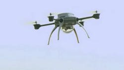 A recently passed law in North Dakota allows police to fire less-lethal weapons from Unmanned Aerial Vehicles.