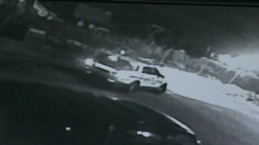 A Nassau County police officer saw a man in the warehouse parking lot acting 'suspicious.'