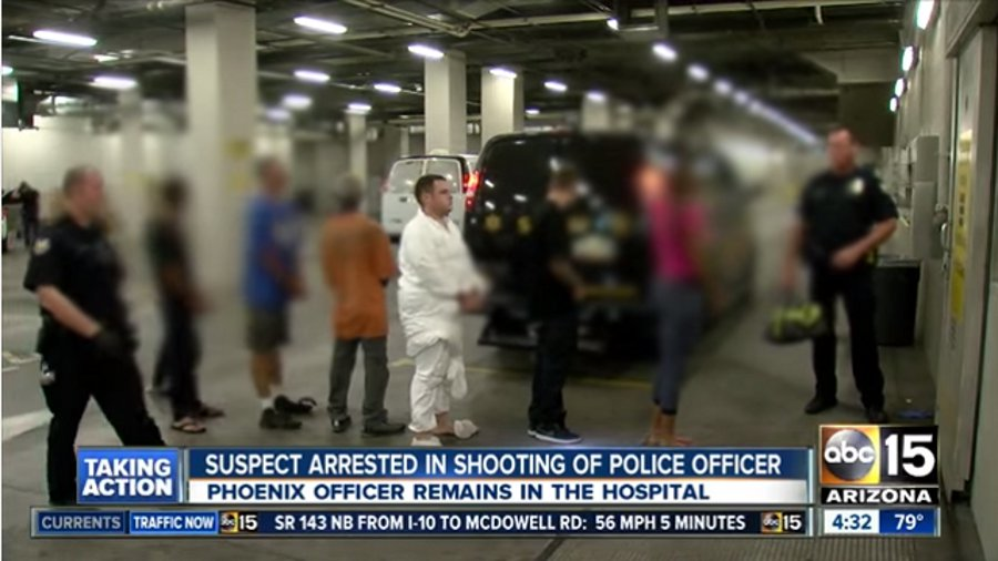 Gunman Arrested in Shooting of Phoenix Police Officer | Officer