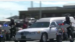 Thousands gathered in Elizabethtown to honor fallen Kentucky State Police Trooper Joseph Cameron Ponder at Severns Valley Baptist Church Friday. Thousands gathered in Elizabethtown to honor fallen Kentucky State Police Trooper Joseph Cameron Ponder at Severns Valley Baptist Church Friday.