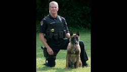 Officer Jack Anderson and K-9 Ike