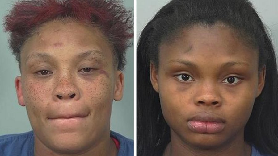 Latonya B. James, left, and Nanyamka N. James