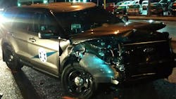A Washington State Patrol trooper was seriously injured after a car slammed into his cruiser late Thursday night. A Washington State Patrol trooper was seriously injured after a car slammed into his cruiser late Thursday night.