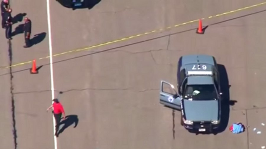 Sgt. William Nasuti accidentally shot himself with a shotgun while moving it from his old cruiser to his new one.