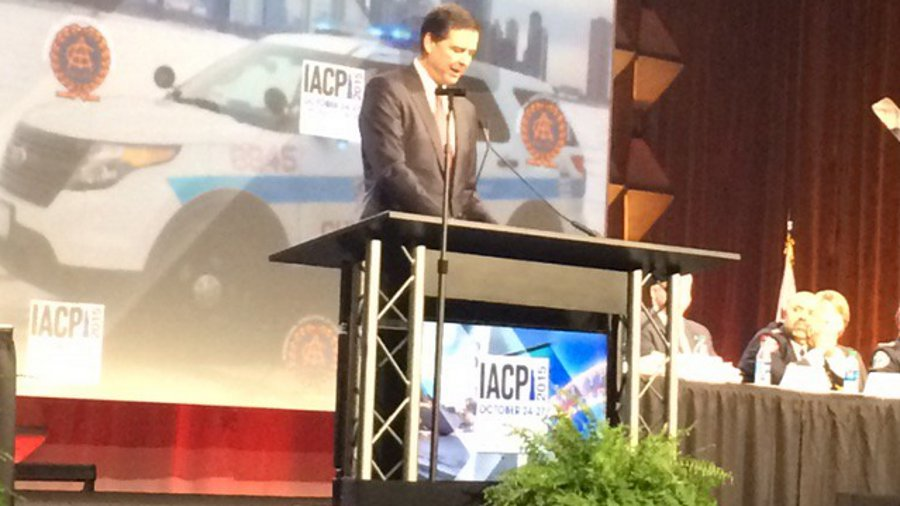 FBI Director James Comey said during his speech at IACP 2015 in Chicago that police can use the hashtag to see the world through the eyes of civilians.
