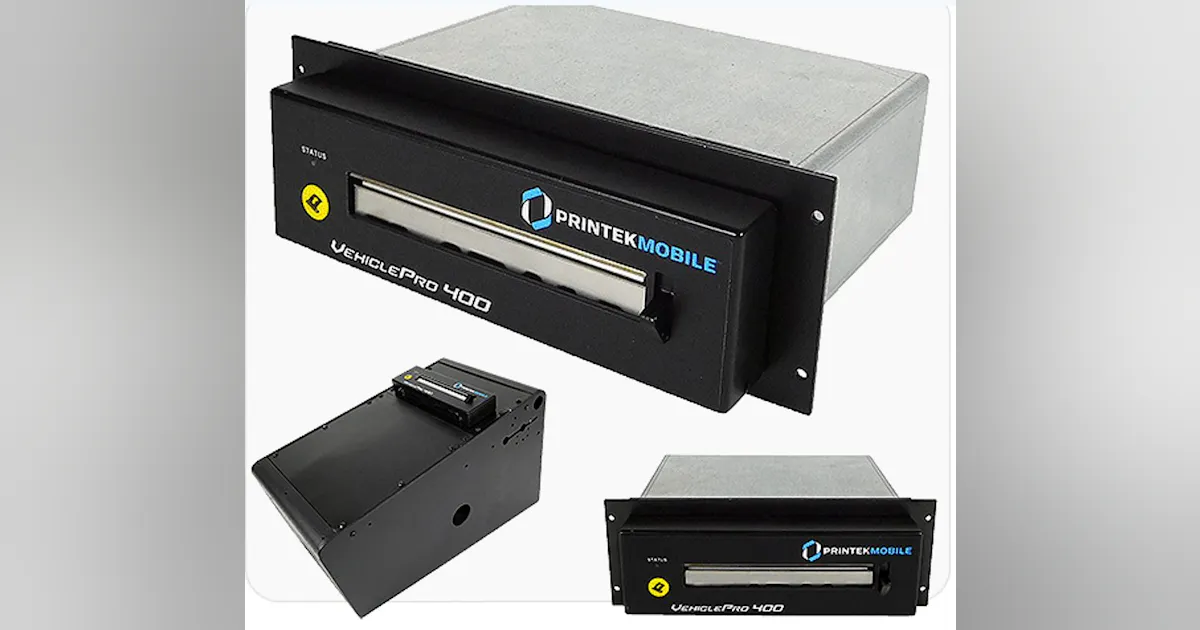 Printek PrintekMobile Launches New VehiclePro 400 Mobile Thermal Printer | Officer