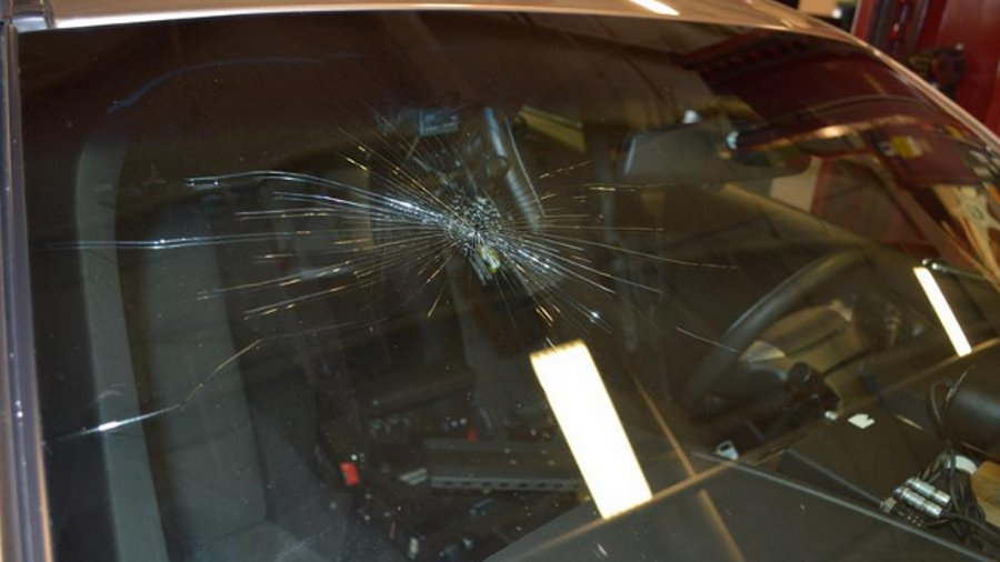 A deputy in La Porte County, Indiana was injured and his patrol car was damaged by a teenage girl Thursday.