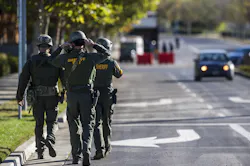Merced County Sheriff SWAT members enter the University of California, Merced campus after a reported stabbing on Nov. 4 in Merced, Calif. Merced County Sheriff SWAT members enter the University of California, Merced campus after a reported stabbing on Nov. 4 in Merced, Calif.