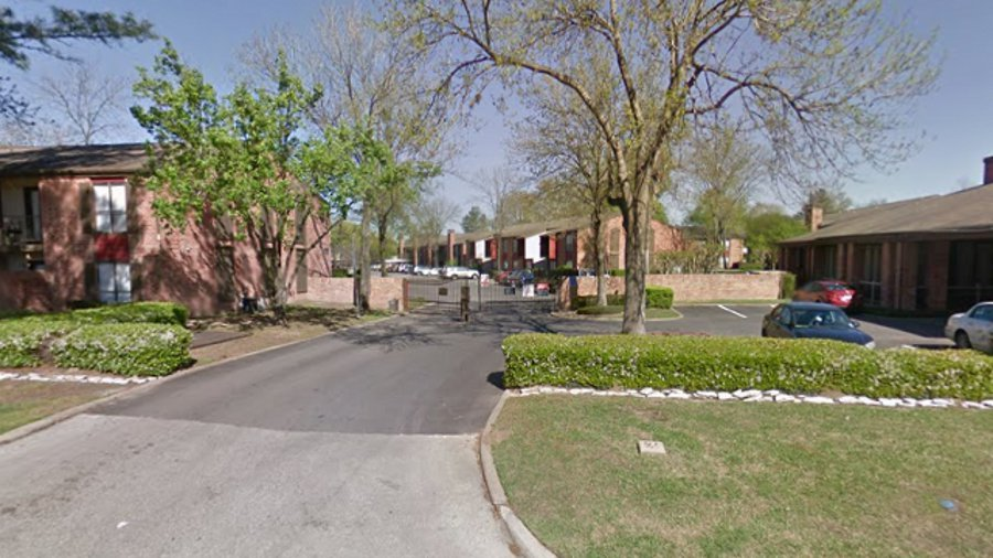 A Harris County Sheriff's detention officer was wounded after confronting a group of suspects attempting to steal his vehicle late Sunday night at the Rock Creek Apartment Complex in Houston.