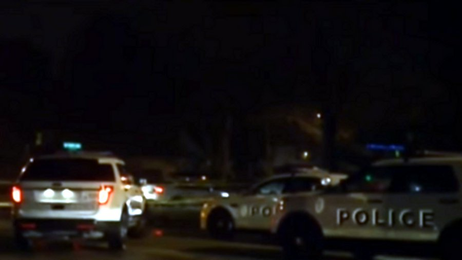 Two Lincoln police officers were injured and a suspect was killed during an exchange of gunfire Sunday night.