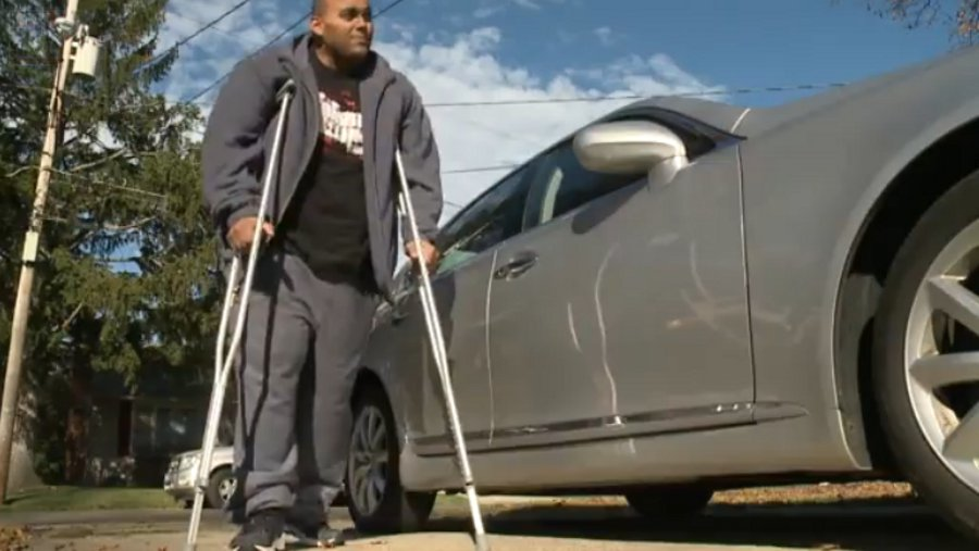 Ohio Officer Falls Two Stories, Thanks God for Protecting Him | Officer
