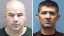 Adam Sanchez Jr., left, and Deputy Joe Dunn. Adam Sanchez Jr., left, and Deputy Joe Dunn.