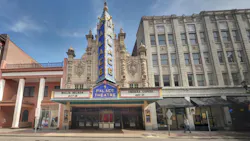 Three Louisville Metro police officers and a Jefferson County Sheriff's deputy were searched and turned away from the Lee Brice concert at the Louisville Palace Wednesday night. Three Louisville Metro police officers and a Jefferson County Sheriff's deputy were searched and turned away from the Lee Brice concert at the Louisville Palace Wednesday night.