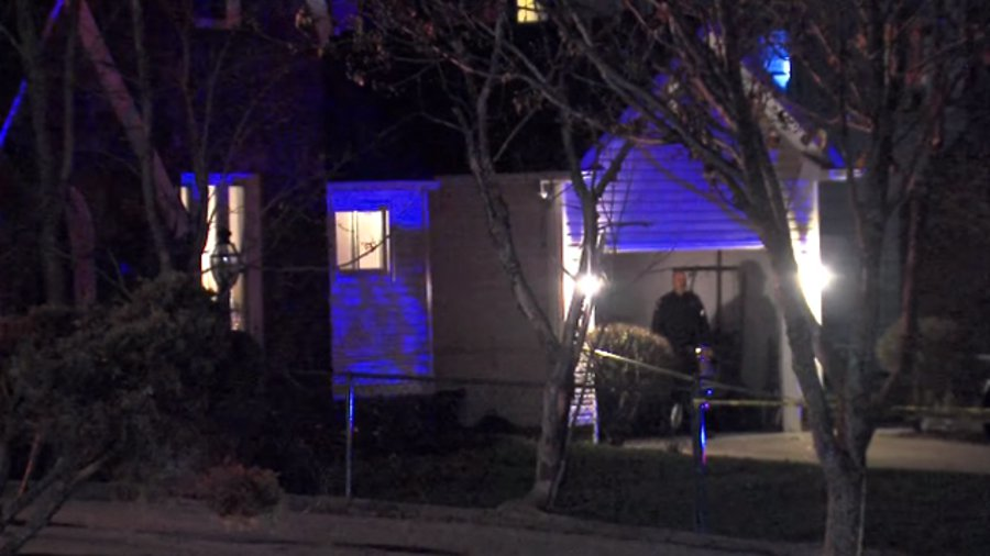 A Richmond Heights police sergeant was shot in the chest and the suspected gunman was killed Sunday night.