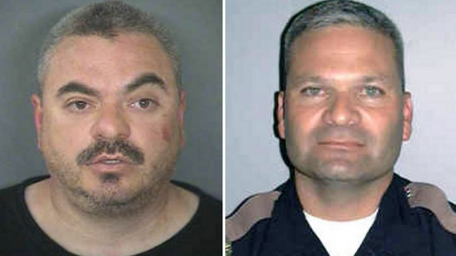 Mark Anthony Gonzalez, left, and Deputy Kenneth Vann.