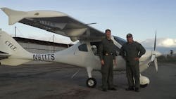 Tulare County Sheriff's Deputy Scott Ballantyne, right, and Pilot James Chavez, left, were killed Wednesday when their plane crashed into a mountain in the San Joaquin Valley. Tulare County Sheriff's Deputy Scott Ballantyne, right, and Pilot James Chavez, left, were killed Wednesday when their plane crashed into a mountain in the San Joaquin Valley.