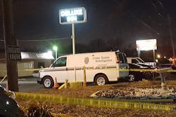 An Independence police officer responding to a reported assault at a motel Wednesday night was shot by a suspect. An Independence police officer responding to a reported assault at a motel Wednesday night was shot by a suspect.