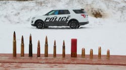 The Ford Motor Company announced on Thursday that it will begin to offer ballistic panels for the Police Interceptor with protection against armor-piercing .30 caliber rifle ammunition.