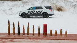 The Ford Motor Company announced on Thursday that it will begin to offer ballistic panels for the Police Interceptor with protection against armor-piercing .30 caliber rifle ammunition.