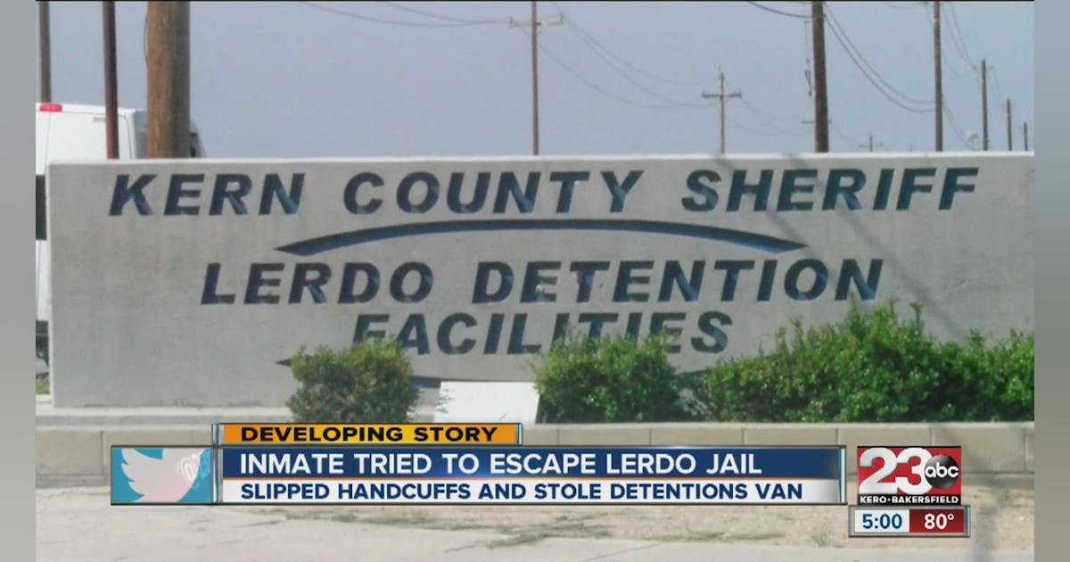Inmate Tried to Escape From Lerdo Jail Officer
