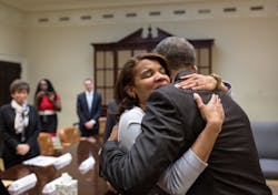 President Barack Obama commuted the sentences of 61 federal prisoners Wednesday and went to lunch with seven former inmates who were released after having their sentences shortened. President Barack Obama commuted the sentences of 61 federal prisoners Wednesday and went to lunch with seven former inmates who were released after having their sentences shortened.